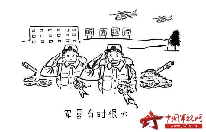 走進(jìn)軍營(yíng)手抄報(bào)簡(jiǎn)筆畫